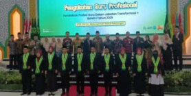 LPTK FTIK UIN K.H. Abdurrahman Wahid Kukuhkan 1391 Guru Profesional