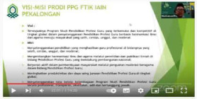 PENYAMAAN PERSEPSI LOKAKARYA DAN HALAL BI HALAL PPG FTIK IAIN PEKALONGAN